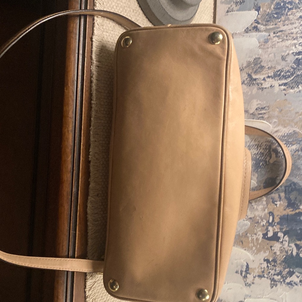 Coach Brown and Tan Shoulder Bag - Picture 7 of 15